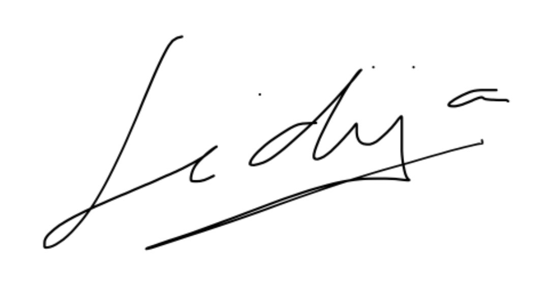 Lidija signature